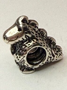 Retired Pandora Stegosaurus Dinosaur Charm 790407 ALE 925